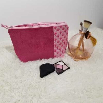 Pochette à maquillage, modèle Tahiti Berlingotte Créations-accessoires